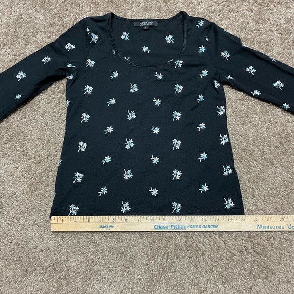 KAREN KANE LONG SLEEVE TOP. SIZE PETITE. LIKE NEW CONDITION. - Picture 6 of 8